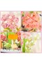 Pink Flower Bricks with Bell Jar 624 Piece Mini Block Building Set – Decorative Flower Design - 5