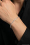 Zircon Stone Waterway Adjustable Steel Men's Bracelet - 2