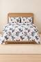 Sardinya 100% Cotton Double Duvet Cover Set with Elastic Sheets (200X220Cm Dimensions) - 2