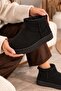 Women's Fur Lined Suede Short Boots Warm Sole Comfortable Daily Winter Mini Boots - 4