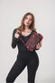 Women's Crossbody Bag with Multiple Zipper Pockets and Adjustable Strap Daily Shoulder Bag Claret Red 18319 - 3