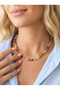 Carnelian and Tiger's Eye Natural Stone Necklace - Yellow Agate, Chalcedony, Jade Beaded |   Autumn - 2
