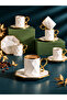 Dmr Life Motto 6-Piece Porcelain Coffee Cup Set 90ml - 2