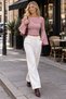 Women's Spanish Sleeve Striped Blouse - 2