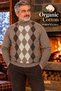 Men's Half Fisherman Patterned Sweater Organic Cotton Knitwear Winter Comfortable Fit - 2