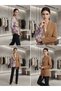 Double-Colored Belted Button-Front Jacket - 2