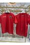 Turkey Bozkurt Türük Emblem Micro Red T-Shirt