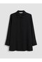 Black Dobby Women's Shirt Tunic - 5