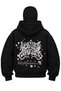 Snow Masked Ninja Unisex Sweatshirt Gothic Tribal Cardigan 2-Ply Thick Fleece