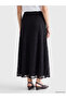 Alita City with a Difference, Lcw Studio Black Lace Patterned Long Women's Skirt - 4