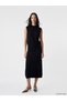 Alita City Farkıyla Lcw Everyday Black Knitwear Plain Long Women's Skirt