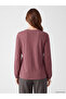Two Mt Shop Quality Lcw Grace Pink Combed Cotton Embroidered Tie Collar Long Sleeve Women's Blouse - 4