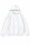 Girls' and Boys' Hooded Sweatshirt White 3 Thread Rostered Fabric with Kangaroo Pocket - 7