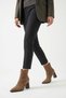 Muder Pointed Toe Mid-Stitched Women's Heeled Boots Mink Suede - 5