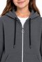 32510-26 Unisex Kids Beauty Embroidered Hooded Zippered Kangaroo Pocket Sweatshirt 9-12 Years - 6