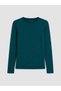 Two Mt Shop Quality Lcw Everyday Petrol Ribana Plain Narrow & Slim Long Sleeve Women's Bodysuit