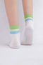 Women's Organic Cotton Single Summer Short Socks White - 3
