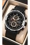 46 mm Case Brown Color Leather Strap Functions Active 3 Atm Men's Wristwatch + Bracelet