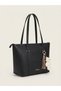 Large Size Women's Lined Shoulder Bag |   Women's Bag with Teddy Bear Charm |   Zippered Daily Bag (35 X 45 cm) - 3