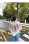 Coffee&Cream Ethnic Soft Textured Square Women's Shawl - 2
