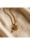 Stone Heart Gold Necklace - 2