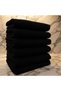 Set of 6 70X140 cm Black Bath Towels 100% Cotton 400 Gr 410 Gsm Hotel Spa Home Type High Absorbent Towels - 2