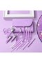 Travel Type 16 Piece Manicure Pedicure Set with Bag Nail Care Set Hand and Foot Care Kit Lavender - 5