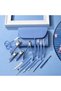 Travel Type 16 Piece Manicure Pedicure Set with Bag Nail Care Set Hand and Foot Care Kit Blue Color - 5