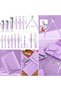 Travel Type 16 Piece Manicure Pedicure Set with Bag Nail Care Set Hand and Foot Care Kit Lavender - 6