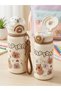 Patterned Children's Water Bottle - 520 Ml. 316L Stainless Steel - 6 Hours Hot with Thermos - Use with Straw - Shotay St-7813 - Kapibala - 3