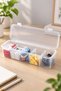 Mivora Multi-Purpose 3-Piece Organizer Set – Desktop Storage Box with 5 Compartments and Lid - 6