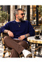 Basic Portofino Oversize Crew Neck Men's Knitwear Sweater - 6