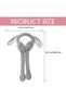 Holibanna Bunny Earmuffs Rabbit Ear Design Grey Plush - 2