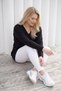 V Yaka Basic İnce Triko Bluz - 3