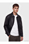 I Relax Fit Fur Roba Collar Men's Leather Look Coat from Freezen Store - 3