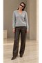 V-Neck Wool Sweater - 2