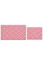 Bathroom Mat Set of 2-Machine Washable-Stain Resistant Toilet Set 60X100-40X60Cm