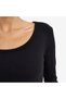 Black Women's Long Sleeve T-Shirt 26S-2207-26N - 5