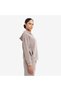 Mink Women's Zippered Hooded Sweatshirt 26S-2221-26N - 2