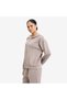 Mink Women's Zippered Hooded Sweatshirt 26S-2221-26N - 3