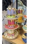 ESTERHOMEDECOR Hand-Painted Porcelain Coffee Cup Set for 6 People