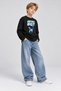 Astro Bot Game Printed Oversize Long Sleeve Unisex Kids T-Shirt (4-13 Years) - 2