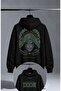 Unisex Doctor Doom Back Printed Hooded Sweatshirt, Oversized Movie Themed Hoodie