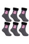 Night 6-Piece Women's Winter Towel Socks Set, Warm, Mixed Patterned, Soft, Multiple Socks Set - 4