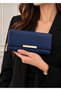 Women's Stylish Double Bag and Wallet Combination Set with Gold Details and Adjustable Strap, Luxury Looking Set - 5