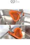 Swan Design Sink Strainer, Hangable over Faucet, Sink Drain Basket, Plastic Perforated Kitchen Organizer, Fruit and Vegetable Washing, Food Residue Draining, Sponge Holder, Practical, Quick Water Drainage, Triangular Shape - 2