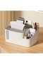 NIIMBOT Desk Organizer 6 Compartment Plastic Storage Caddy, Multifunctional Office Cube Tray with - 4