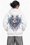 Unisex Demon Slayer Inosuke Back Printed Hooded Sweatshirt, Oversized Anime Themed Hoodie - 2