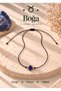 Taurus Zodiac Sign Real Natural Lapis Lazuli Stone Adjustable Necklace - 2