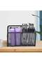 Magnetic Pencil Holder and Locker Organizer, Wire Mesh Storage Basket for Refrigerator, Whiteboard - 3